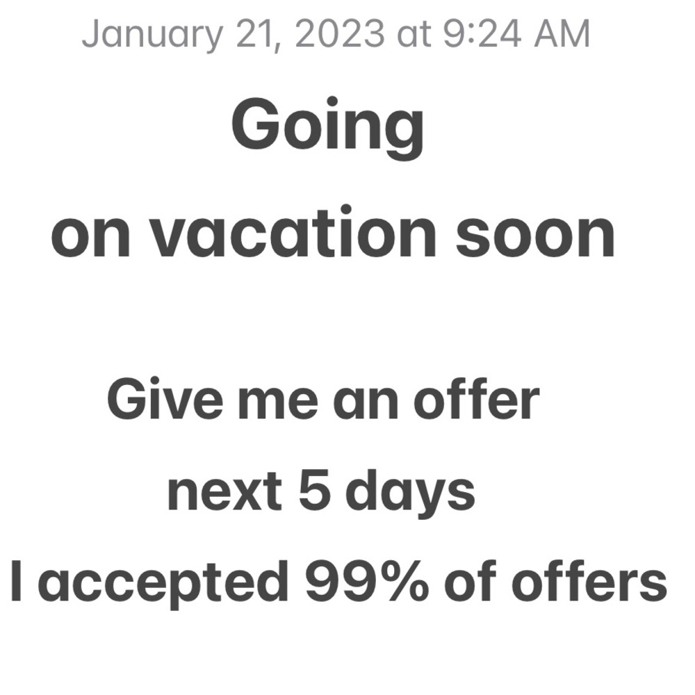 Sale